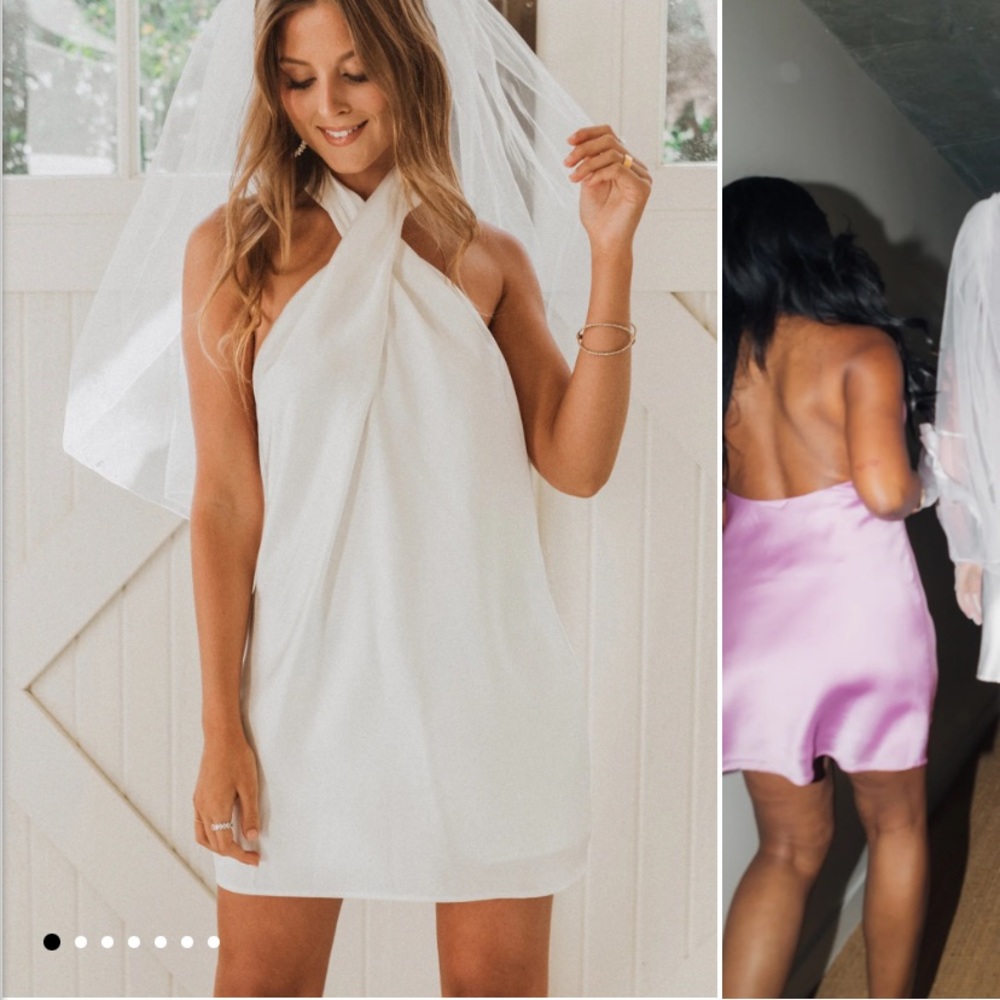 Perfect white dress for bachelorette party! - Picture 2 of 3